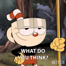 What Do You Think Cuphead GIF - What Do You Think Cuphead The Cuphead Show GIFs