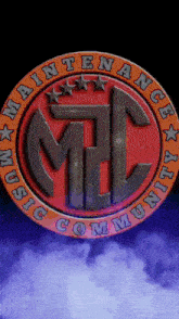 a logo for the maintenance music community is shown