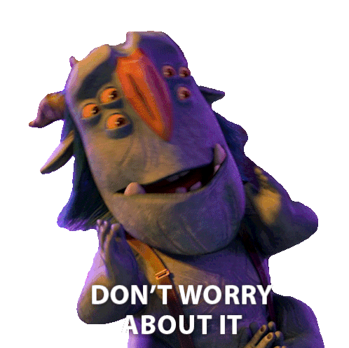 Dont Worry About It Blinky Sticker - Dont Worry About It Blinky Trollhunters Tales Of Arcadia Stickers