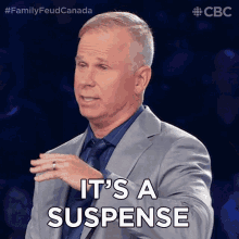 Its A Suspense Gerry Dee GIF - Its A Suspense Gerry Dee Family Feud Canada GIFs