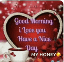 good morning i love you have a nice day my honey .
