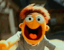 puppet happy excited