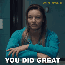 You Did Great Karen Proctor GIF - You Did Great Karen Proctor Wentworth GIFs