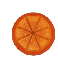 Orange Delicious Sticker - Orange Delicious Sweet Stickers