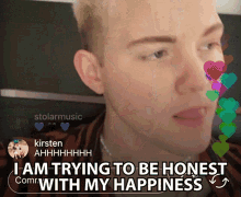 I Am Trying To Be Honest With My Happiness Trevor Daniel GIF - I Am Trying To Be Honest With My Happiness Trevor Daniel Past Life GIFs
