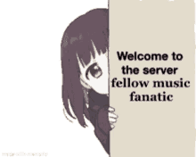 Welcome Fellow Music Fanatic GIF