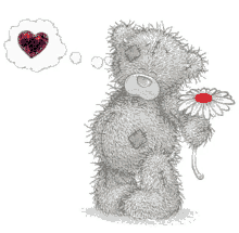 tatty teddy you are on my mind heart love bear