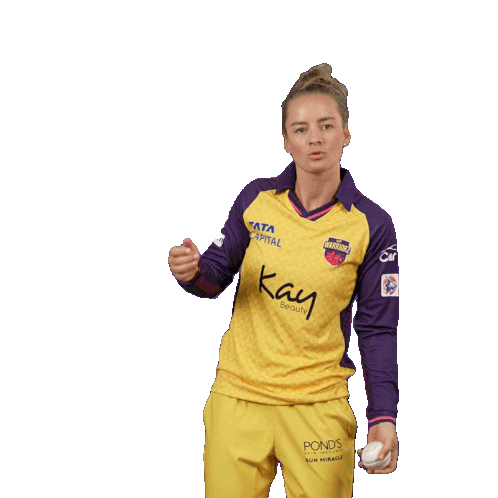 Tossing The Ball Women'S Cricket Sticker - Tossing The Ball Women'S Cricket Playful Stickers