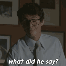 What Did He Say Dont Be Scared Robert Evans GIF