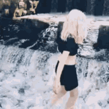 Water Waterfall GIF - Water Waterfall Waterfall Girl GIFs