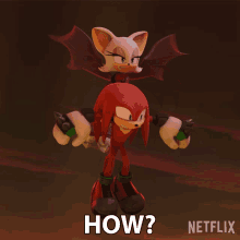 How Knuckles The Echidna GIF - How Knuckles The Echidna Sonic Prime GIFs