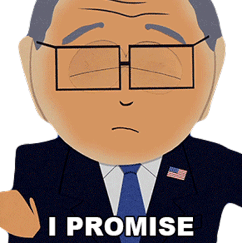I Promise Herbert Garrison Sticker - I Promise Herbert Garrison President Garrison Stickers