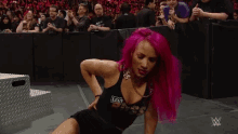 Sasha Banks Hurt GIF - Sasha Banks Hurt Wrestling GIFs