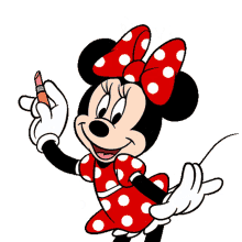 Thank You Lipstick GIF - Thank You Lipstick Minnie Mouse GIFs