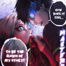a cartoon of a man and a woman talking about how they feel