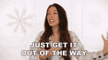 Just Get It Out Of The Way Shea Whitney GIF - Just Get It Out Of The Way Shea Whitney Get It Done GIFs