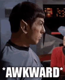 Spock GIF - Spock Star Trek Awkward GIFs