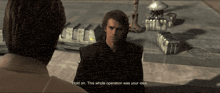 a man in a video game says " hold on "