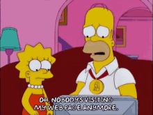 Homer Simpson Lisa Simpson GIF