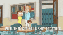 Rick And Morty Morty GIF - Rick And Morty Morty Get Your Shit Together GIFs