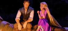 恋　こい　ラプンツェル　ディズニー GIF - Tangled Rapunzel Flynn Rider GIFs