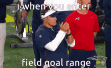 field goal range patriots josh mcdaniels