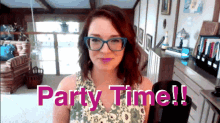 Sara Campbell Party Time GIF - Sara Campbell Party Time Yay Party GIFs