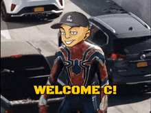 C-side Spider Man GIF - C-side Spider Man Welcome GIFs