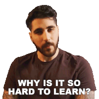 Why Is It So Hard To Learn Rudy Ayoub Sticker - Why Is It So Hard To Learn Rudy Ayoub Why Is It So Difficult To Comprehend Stickers