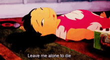 Liloandstitch Leave Me Alone To Die GIF - Liloandstitch Leave Me Alone To Die Leave GIFs