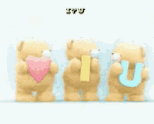 I <3 U GIF - Bears Love I Love You GIFs