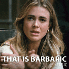 That Is Barbaric Michaela Stone GIF - That Is Barbaric Michaela Stone Manifest GIFs