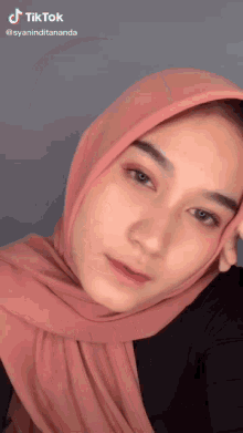 tiktok girl indonesia hijab gleba