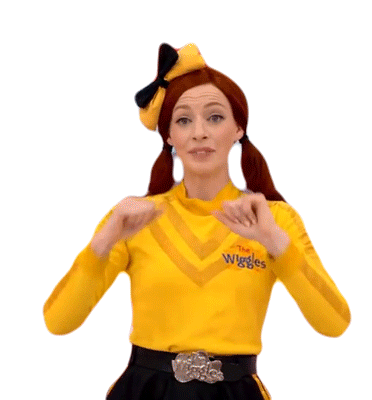 Whats That Emma Wiggle Sticker - Whats That Emma Wiggle The Wiggles Stickers