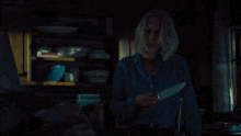 Laurie Strode Laurie Strode Holding Knife GIF