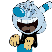 laughing mugman the cuphead show hilarious funny