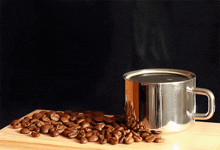 кофейные зерна GIF
