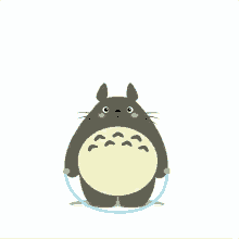 Totoro Jump Rope GIF - Totoro Jump Rope Jumping Rope GIFs