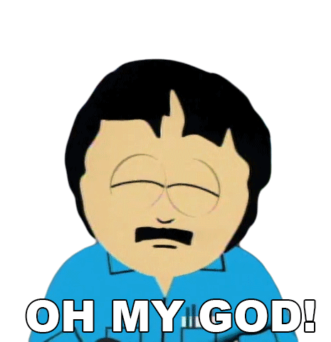 Oh My God Randy Marsh Sticker - Oh My God Randy Marsh South Park Stickers