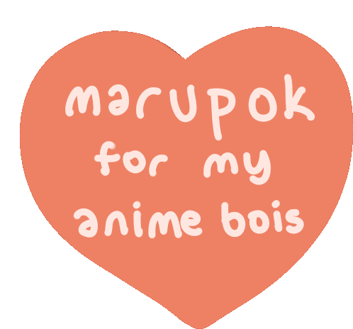 Marupok Anime Bois Sticker - Marupok Anime Bois Heart Stickers