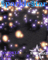 a picture of a woman with the words sparklestar written on it