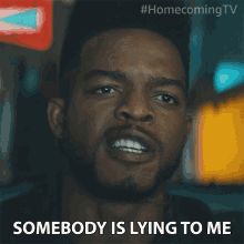 Somebody Is Lying To Me Stephan James GIF