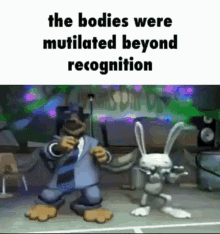 Sam And Max The Bodies Were Mutilated Beyond Recognition GIF - Sam And Max The Bodies Were Mutilated Beyond Recognition GIFs