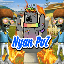 Nyan Pvz GIF - Nyan Pvz Skibidibi GIFs