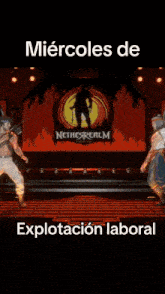 a poster that says miércoles de explotacion laboral on it