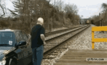 Train Coming GIF - Trick Prank Illusion GIFs