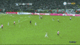 a soccer player in a river plate jersey celebrates his goal