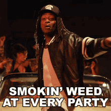 Smokin Weed At Every Party Wiz Khalifa GIF - Smokin Weed At Every Party Wiz Khalifa Smoking Pot At Every Party GIFs