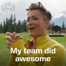 My Team Did Awesome Waneek Horn Miller GIF - My Team Did Awesome Waneek Horn Miller Canadas Ultimate Challenge GIFs