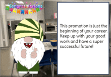 Gnome Promotion GIF - Gnome Promotion Congratulations GIFs